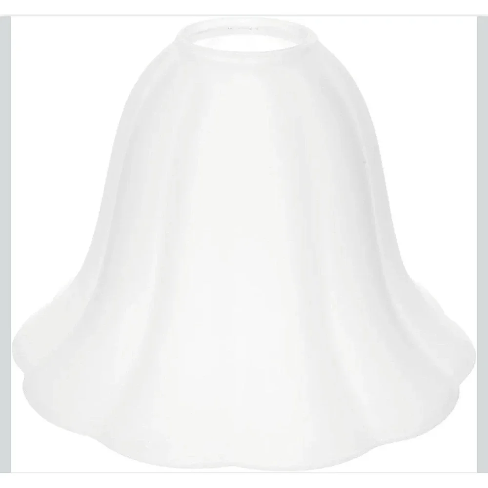 Veemoon E27 Vintage Glass Lampshade Small White Frosted Glass Lampshade European